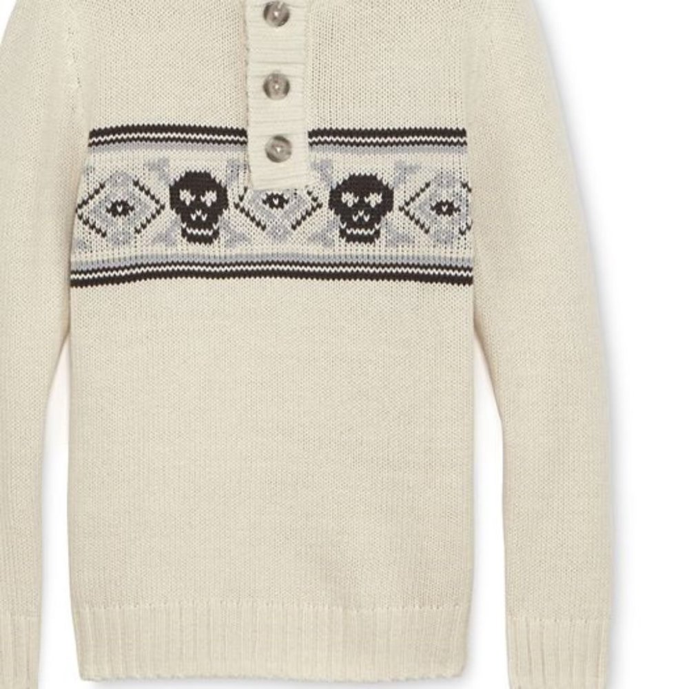 Arizona Jean Co. Ivory Henley Sweater - Picture 1 of 4